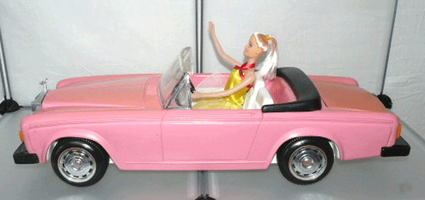 giant barbie car